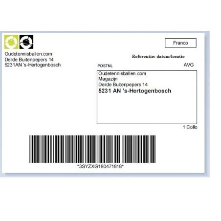 postnl barcode lookup.